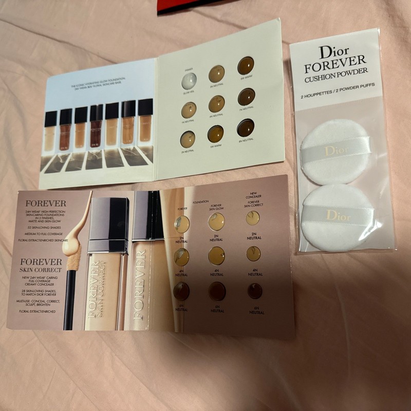 DIOR Forever Cushion Powder + 2x Foudation Sample Set