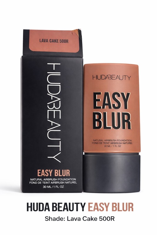 HUDA BEAUTY-Easy Blur Natural Airbrush Foundation W/Niacinamide -Lava Cake 590R