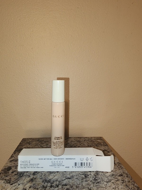 Gucci 24H Wear Breathable Foundation~Matte Finish~ Fair 134C NIB 30ml