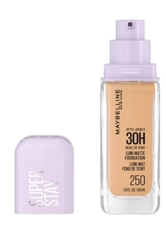 6 PACK – Maybelline 250, Super Stay Active Wear. 30 Hours Lumi-matte Foundation