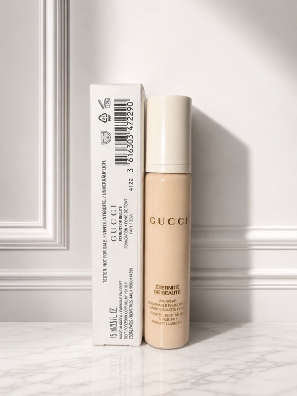 Gucci Éternité De Beauté Foundation Tester 132W Fair 15ml / 0.5oz New