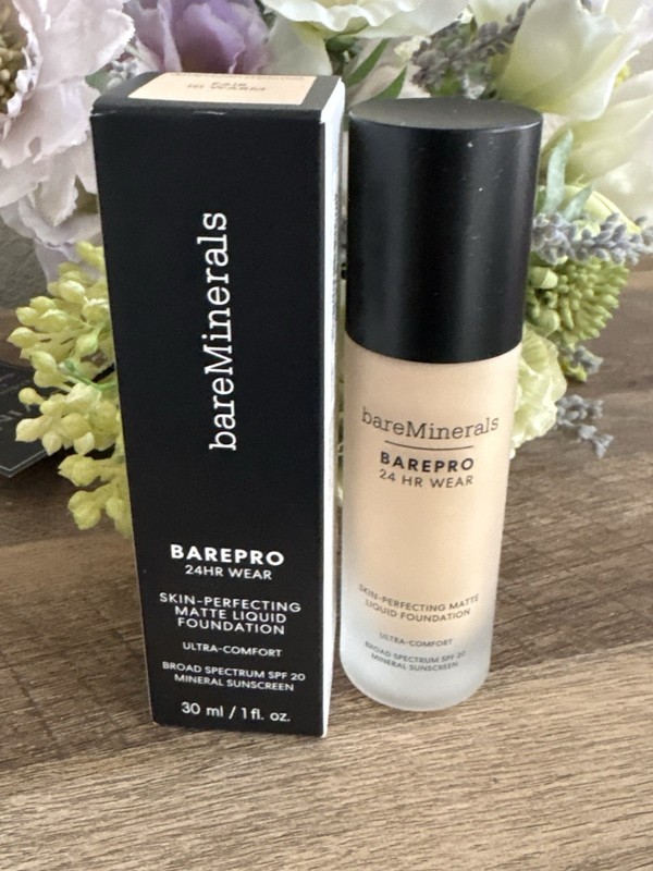 BAREMINERALS BarePro 24HR Matte Liquid Foundation Fair 10 Warm Mineral SPF20