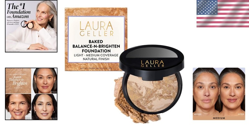 Lightweight Baked Color Correcting Foundation for All Skin Types - Medium Shade gallery