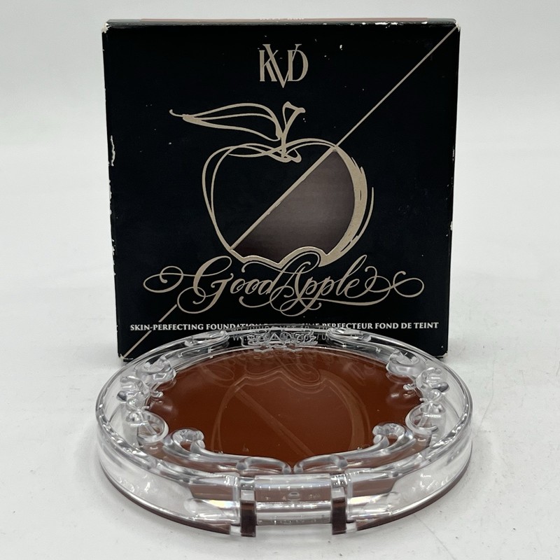 KVD Good Apple Skin-Perfecting Foundation Balm Deep 080 0.35 oz 10g New Open Box