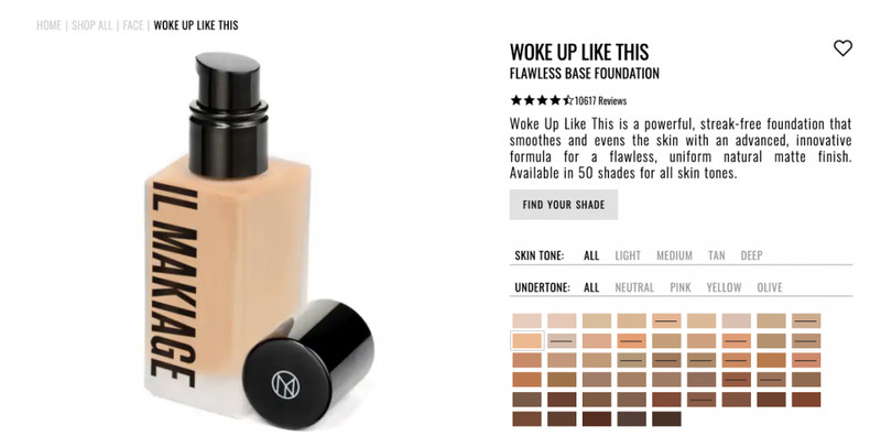 IL Makiage Woke up Like This Flawless Base Shape # 060 Foundation 30 Ml/1 oz
