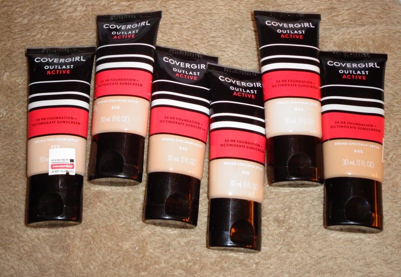 New Covergirl Outlast Active 24HR Foundation 1fl oz/30ml Choose Your Shade