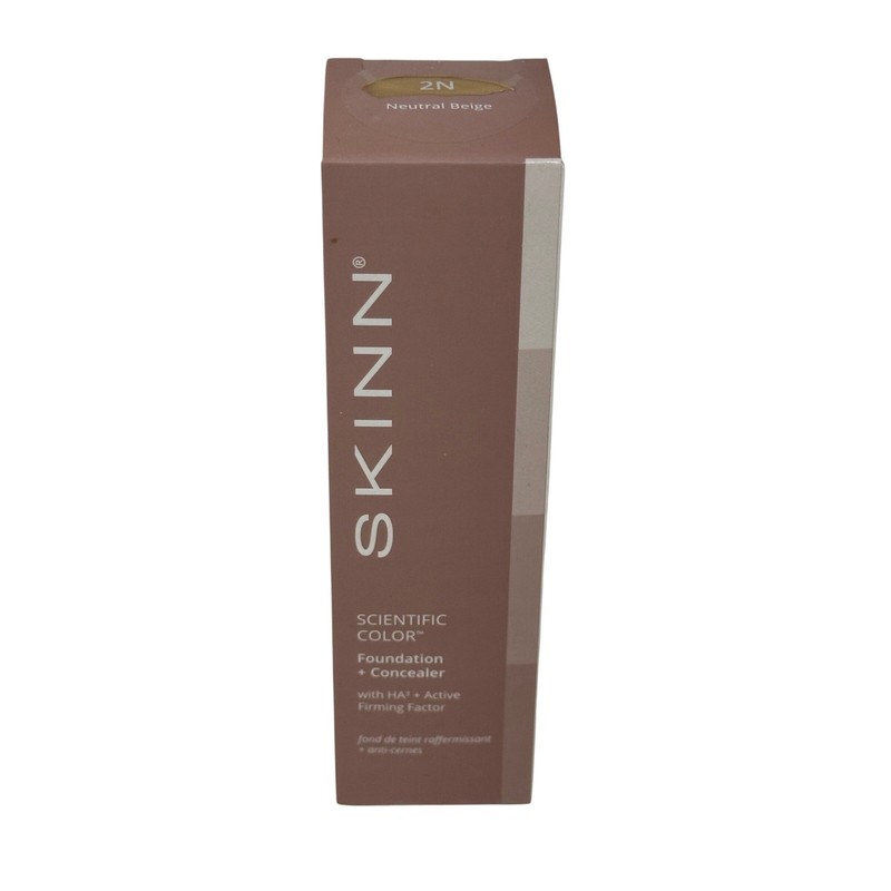 SKINN Scientific Color Foundation + Concealer Neutral Beige 2N Firming HA3 1oz