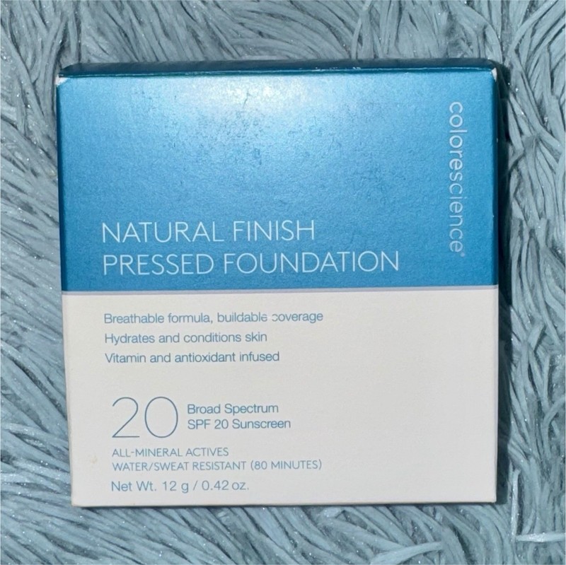 Colorescience Natural Finish Pressed Foundation Medium Sand SPF 20 0.42 oz