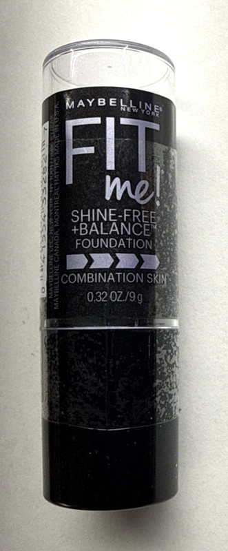 Maybelline New York Fit Me! Oil-Free Stick Foundation #110 Porcelain Sealed Tube
