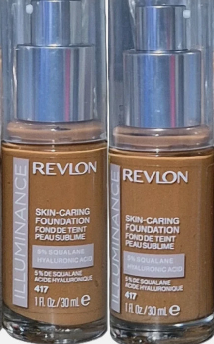Revlon Illuminance Skin-Caring Foundation #417 30mL 2PK