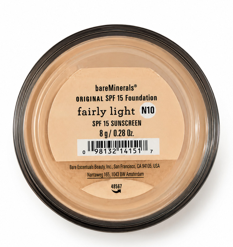 Bare Minerals Fairly Light N10 Original SPF 15 Foundation 8g Powder