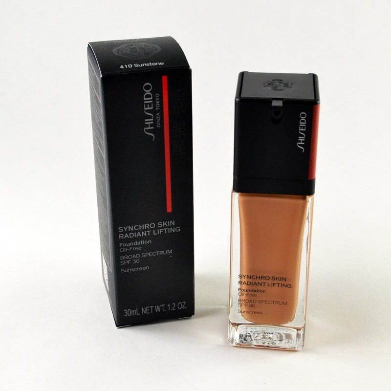 Shiseido Synchro Skin Radiant Lifting Oil-Free SPF30 Foundation #410 SUNSTONE
