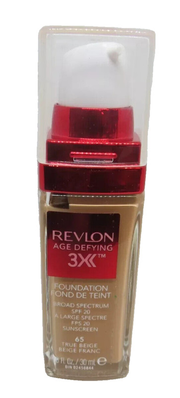 Revlon Age Defying 3X Firming Lifting Foundation Makeup – 65 True Beige – SEALED