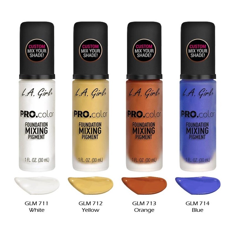 4 LA GIRL Pro color Foundation Mixing Pigment – GLM «4 Color Full Set» *Joy’s*