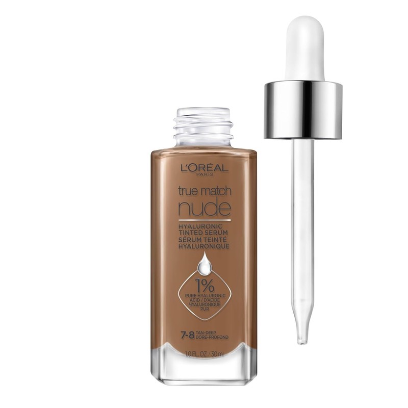 L’Oreal-True Match-Nude-Hyalauronic-Tinted Serum 7-8 TAN DEEP -1 OZ. QTY 3