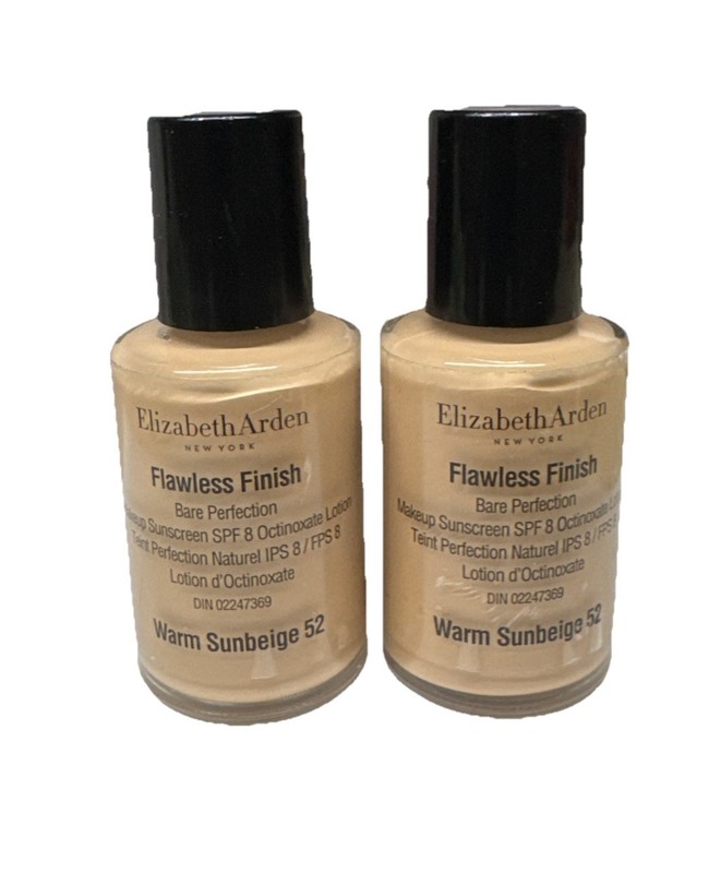 Elizabeth Arden Flawless Finish Ceramide Intervene Makeup SPF Lotion 1 oz Lot 2