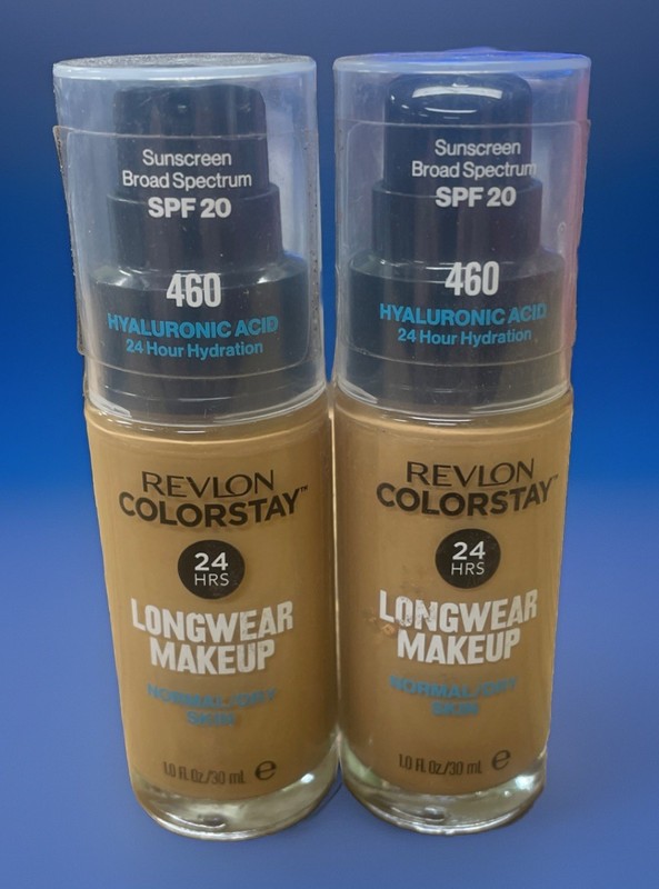 Revlon Colorstay 24HRS Foundation Normal Dry Skin 460 Macadamia Lot Of 2