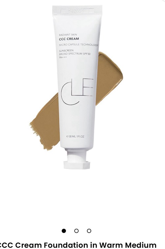 CLE Warm Medium 303 CCC CC BB Cream SPF CRUELTY FREE No Parabans Phalate