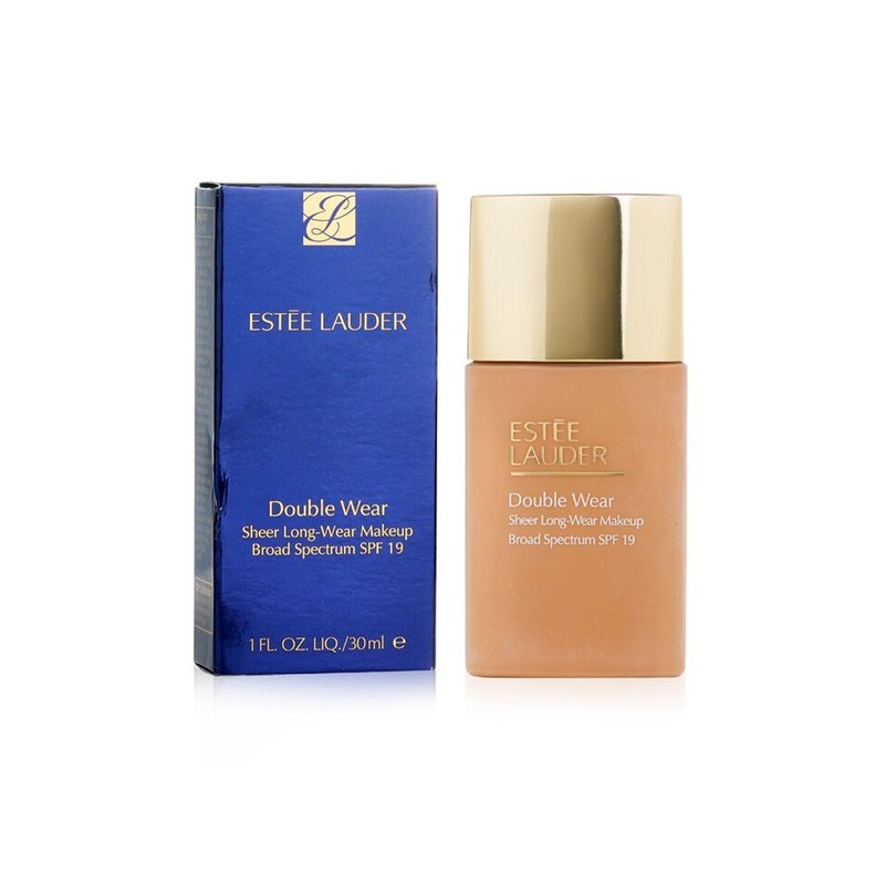 Estee Lauder Double Wear Sheer Long-Wear SPF 19 Makeup 3N2 WHEAT – Size 30mL