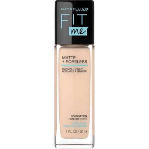 Maybelline Fit Me Matte + Poreless Oil Free Liquid Foundation #115 Ivory 1 Fl Oz