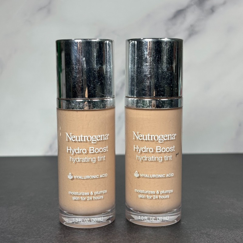 2 PACK Neutrogena Hydro Boost Hydrating Tint Foundation Buff 30 – NEW