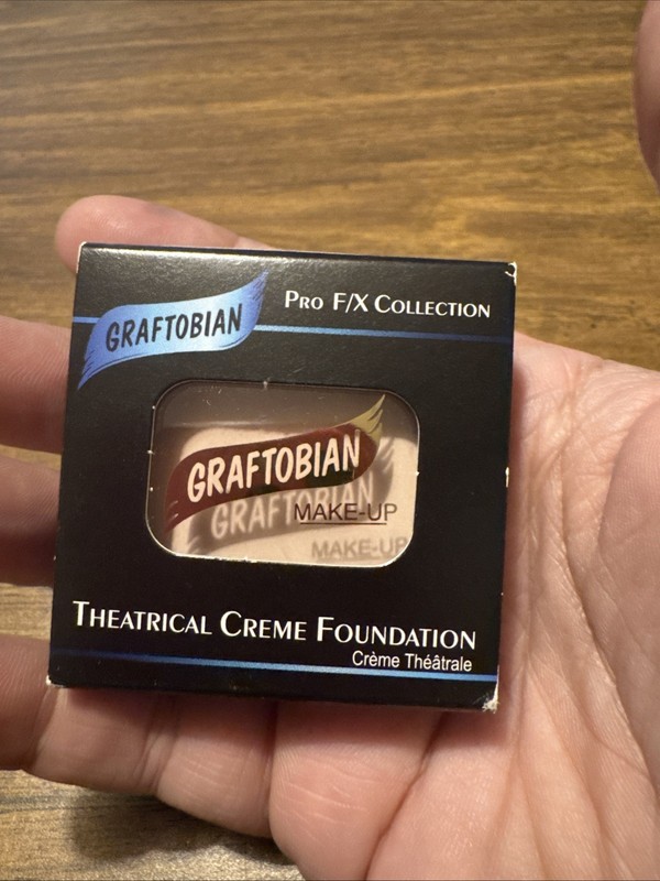 Graftobian Theatrical Crème Foundation, 1/2oz, Alabaster