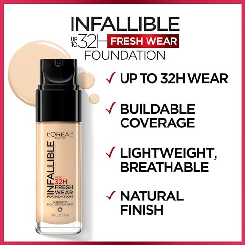 L'Oreal Paris Makeup Infallible Up to 32 Hour Fresh Wear, 540 Mahogany gallery