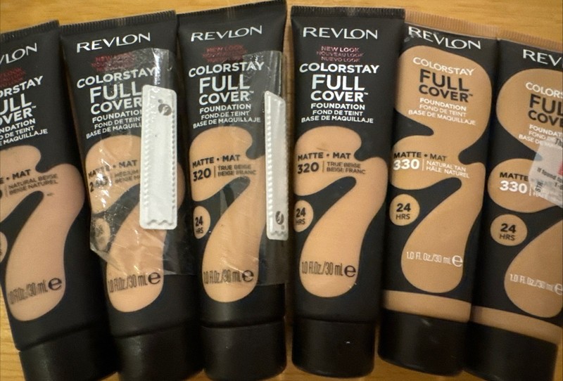 6 PACK Mixed Lot REVLON Colorstay Matte Full Cover Foundation 220-240-320-330 @@