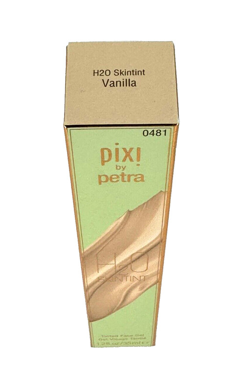 PIXI By Petra H20 SkinTint TINTED Moisturizer Face Gel VANILLA Clean Makeup NEW gallery