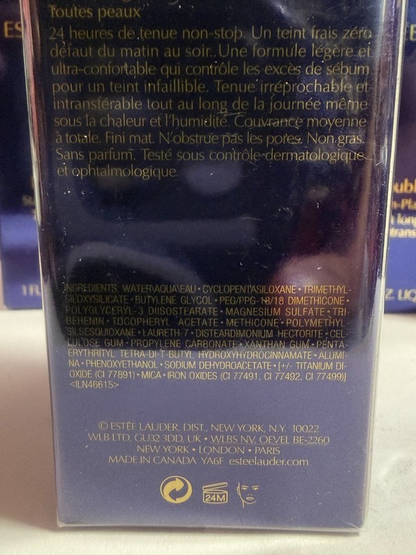 Estee Lauder Double Wear Stay-in-Place Foundation, 1 FL OZ, 4n3 Maple Sugar, NIB gallery