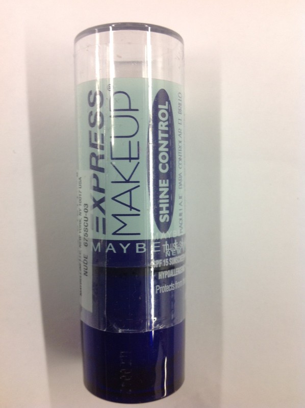Maybelline EXPRESS MAKEUP SHINE CONTROL SPF 15 ( NUDE ) New.