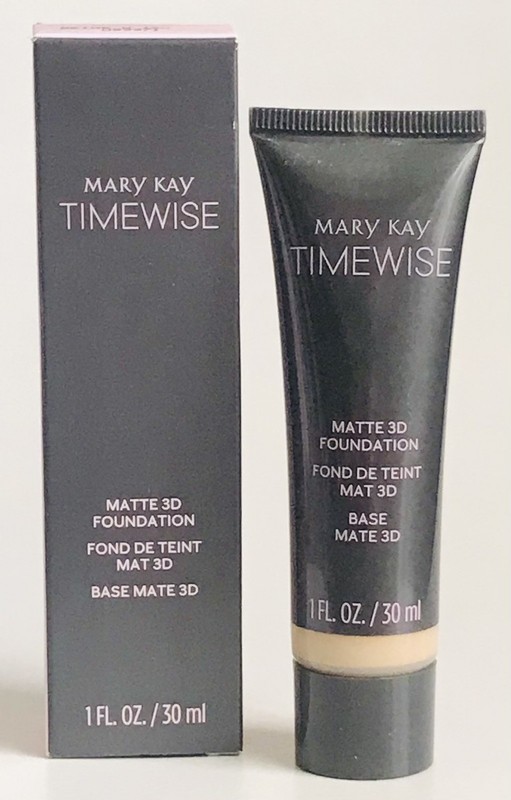 New In Box Mary Kay Timewise Matte 3D Foundation Ivory C 110 Full Size Fast Ship