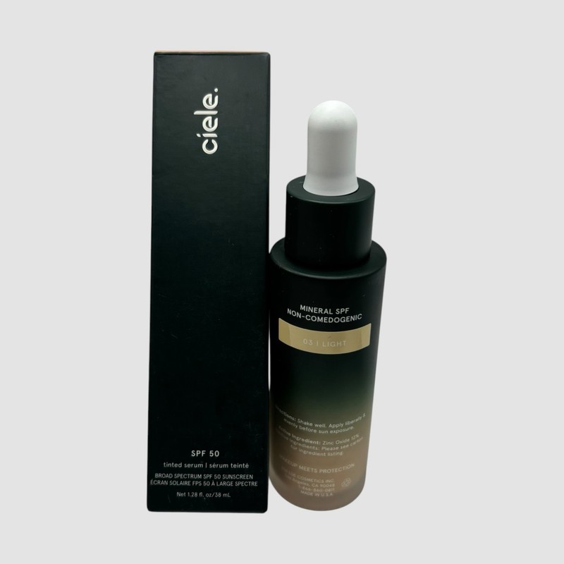 Ciele Tint & Protect Tinted Serum Foundation with SPF 50, shade: 03 Light 1.28oz gallery