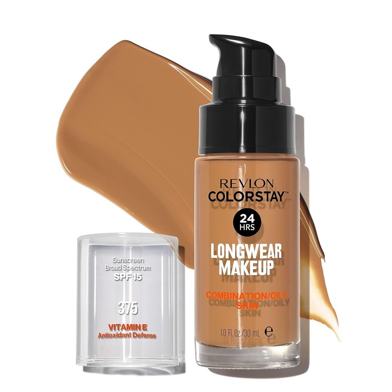 Revlon Liquid Foundation, ColorStay Face Makeup for Combination & Oily Skin,…