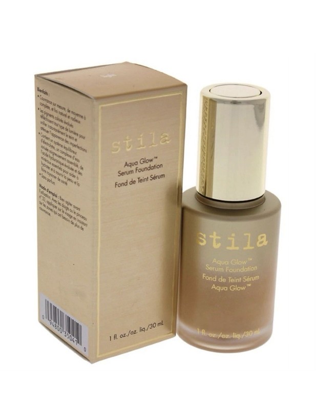 2 PACk Stila Aqua Glow Serum Foundation Light 1 fl. oz. / 30 ml. New In Box