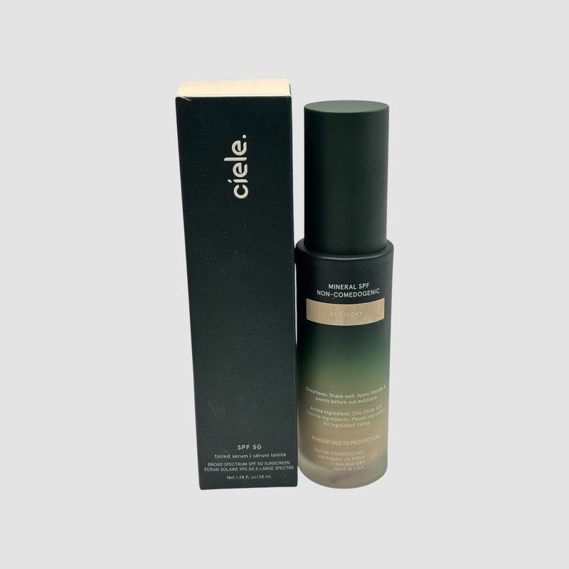 Ciele Tint & Protect Tinted Serum Foundation with SPF 50 shade, 01 Ivory 1.28 oz gallery