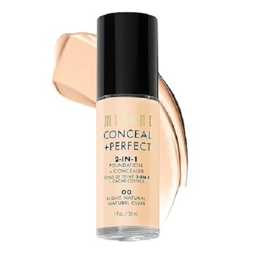 Milani Conceal + Perfect 2-in-1 Foundation + Concealer 1 fl oz – Creamy Natural