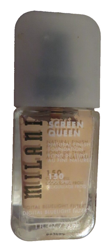 Milani Screen Queen Natural Finish Foundation 1 Fl. Oz. #150 Cool Shell gallery
