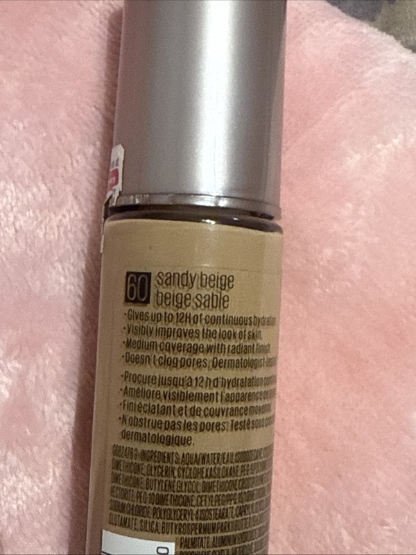 Maybelline Dream RADIANT LIQUID Foundation BROKEN SEAL # 60 SANDY BEIGE gallery