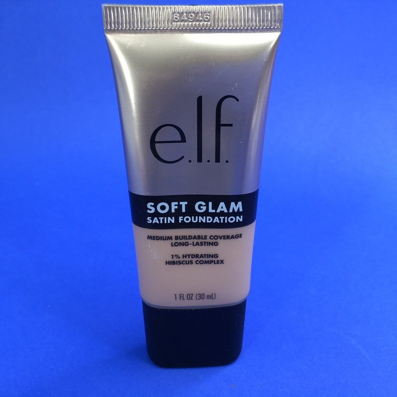 E.l.f. Soft Glam Satin Foundation Medium Buildable Coverage 25 Light Neutral 1oz