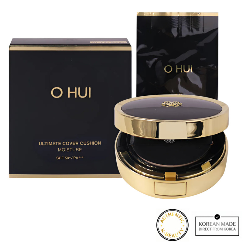 O HUI Ultimate Cover Cushion Moisture 15g Refill 15g SPF50+ PA+++/ Free Gift