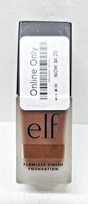 e.l.f. Flawless Finish Foundation, Lightweight Oil Free, Chestnut.
