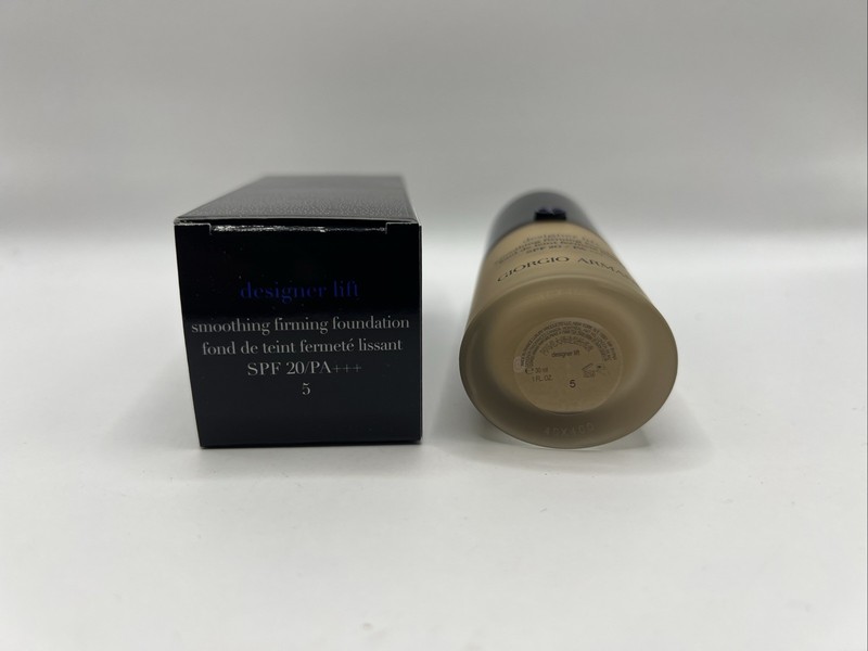 Giorgio Armani Designer Lift Smoothing Firming Foundation - 5 - SPF 20 1 Oz NIB gallery