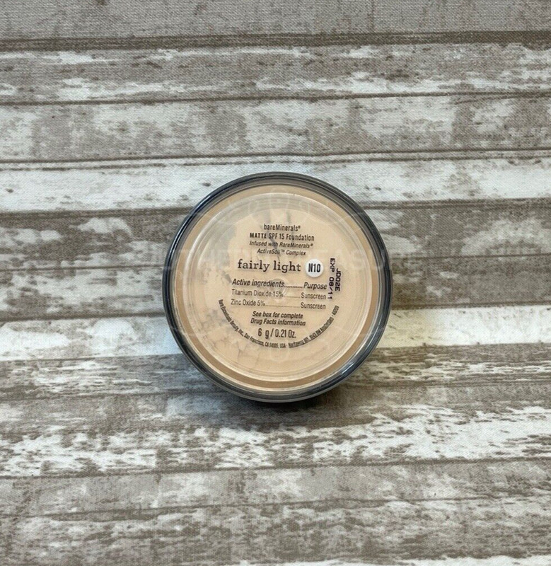 New & Sealed bareMinerals Original SPF 15 FAIRLY LIGHT Foundation N10 6g/0.21oz gallery