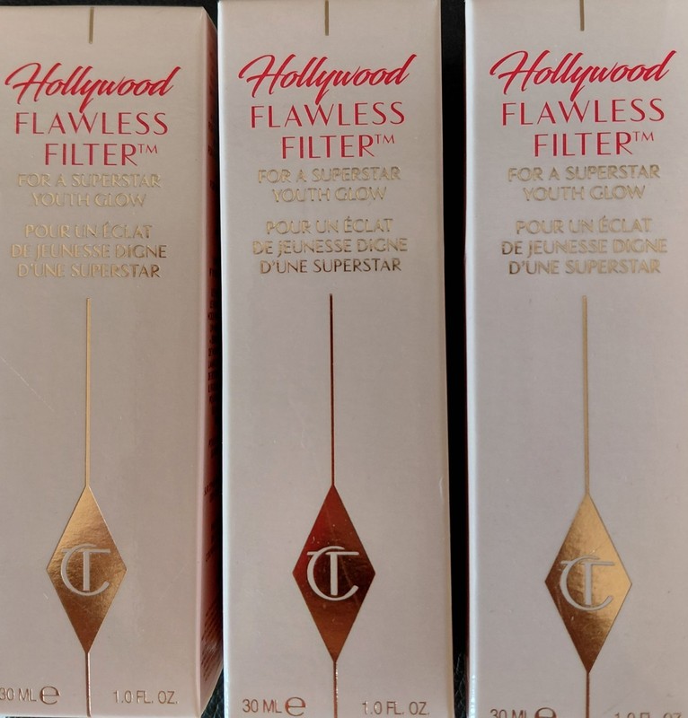 Charlotte Tilbury Hollywood Flawless Filter Youth Glow , tan #5 3 one oz bottles