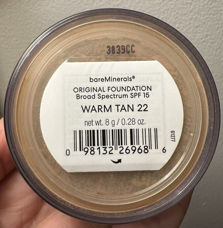 bareMinerals ORIGINAL SPF 15 Foundation – Warm Tan 22 , 8g / 0.28 oz