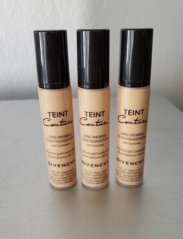 GIVENCHY TEINT COUTURE LONG WEARING FOUNDATION, 5 ELEGANT HONEY, 3 X 0.3 oz.