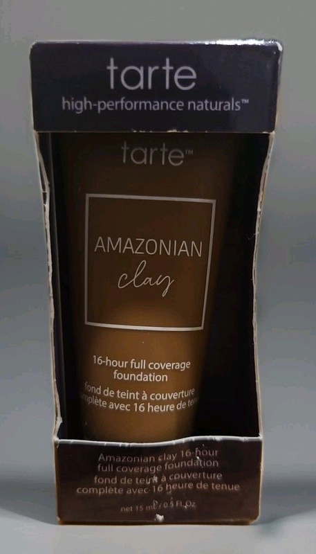 Tarte Amazonian Clay 16 Hour – 51N Deep Neutral .5 Oz Foundation – NEW