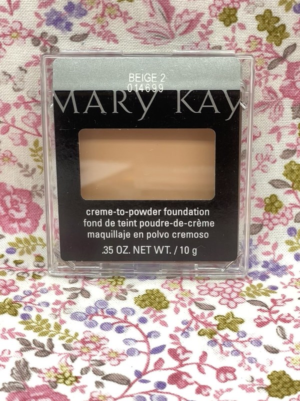 Mary Kay BEIGE 2 Creme to Powder Foundation – DISCONTINUED. New