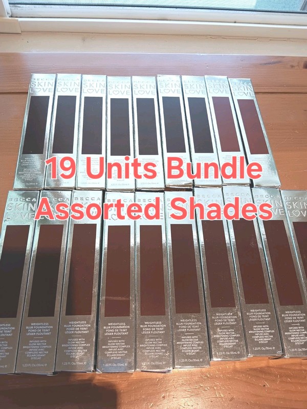 BECCA Skin Love Weightless Blur Foundation 19 Units Wholesale -Check Description